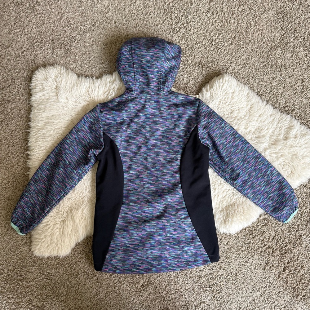 Colorful Softshell Hooded Jacket - Picture 3 of 9